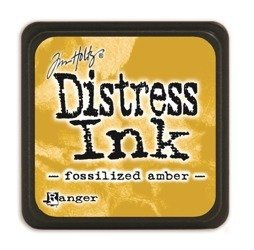RANGER Tim Holtz Distress Mini Ink Pad, Fossilized Amber