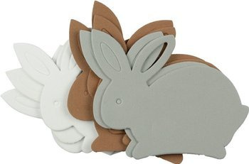 Schaumstoff-Häschen - 8 Stück