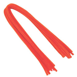 CHENILLEDRAHT Pfeifenreiniger Plüsch Basteldraht, 60 cm/10 Stk. orange