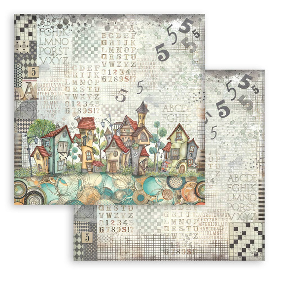 Scrapbooking Papier Set 30x30 - Furry Friends  - Stamperia