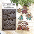 PRIMA SILIKONFORM Mold Abformen Gießen Mould, Festive Gingerbread Treats