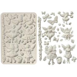 Silikonform Mold Gießen Mould - Whispering Woods - Feen - Stamperia