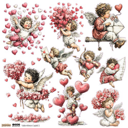 AUFKLEBER ScrapLove Dekor Stickers  - Valentines Cupid 2