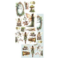 ALCHEMY OF ART 15x30cm doppelseitig Scrapbooking Papier 250g, The world of fairies