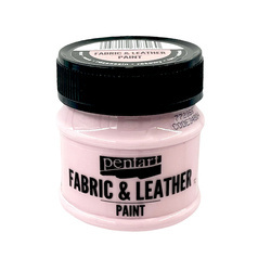 PENTART - Farbe für Textil und Leder 50 ml - rosa 