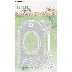 STUDIO LIGHT - Stanzform Präge Stanzschablone Cutting Die - Peony tag