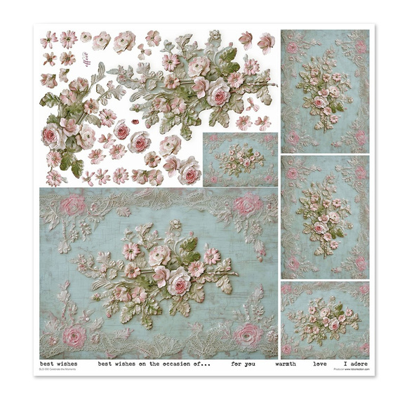 ITD COLLECTION Setz 11Stk 30x30cm Scrapbooking Papier - Celebrate the Moments