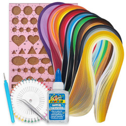 Set von Streifen und Zubehör für Quilling - Loveart
