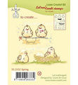 LEANE Transparenten Stempel Motivstempel - Spring Frühling, Hühnereier