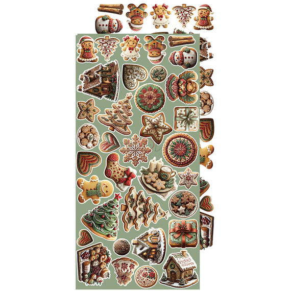 Scrapbooking Papier Set - Craft o'clock - Extras Set - Oh Christmas Night  - MIX