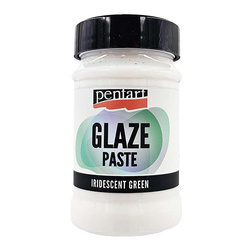 Glaze PASTE Glasurpaste Schillernde grüne 100ml - PENTART