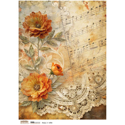 Reispapier Decoupage Bastelpapier A4 - Scraplove - Summer Garden 14