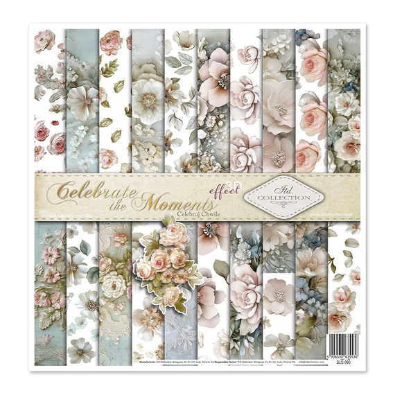 ITD COLLECTION Setz 11Stk 30x30cm Scrapbooking Papier - Celebrate the Moments