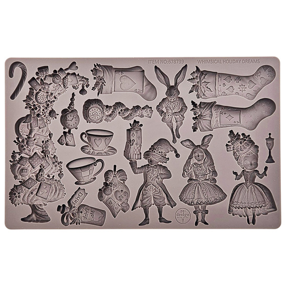 PRIMA SILIKONFORM Mold Abformen Gießen Mould, Whimsical Holiday Dreams Alice