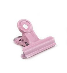 Metallclip rosa 38 mm - 1 Stk