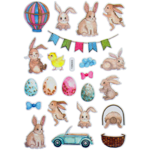 Kryształki samoprzylepne 6mm 260szt Crystal