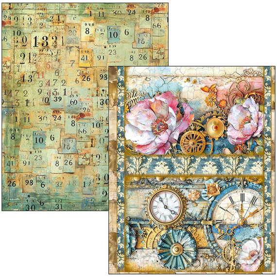 CIAO BELLA Satz doppelseitigen Scrapbooking Papier A4 Mixed Media Book LuMania - Quintessential