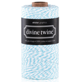 Aqua Divine Twine Schnur - 1m - Whisker Graphics - weiß und türkis