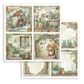 Scrapbooking Papier Set 30x30 - Herbarium Silvae - Stamperia