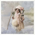 Reispapier Set - ITD RSM086 Winter Vintage Kinder