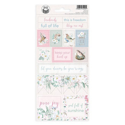 P13 Craft AUFKLEBER Dekor Stickers für Bullet Journal Scrapbooking, Birdhouse 02 10,5 x 23 cm