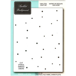 MEMORY BOX Stanzformen Set Stanzschablone Scrapbooking Die Cut, Speckled Background Hintergrundpunkte