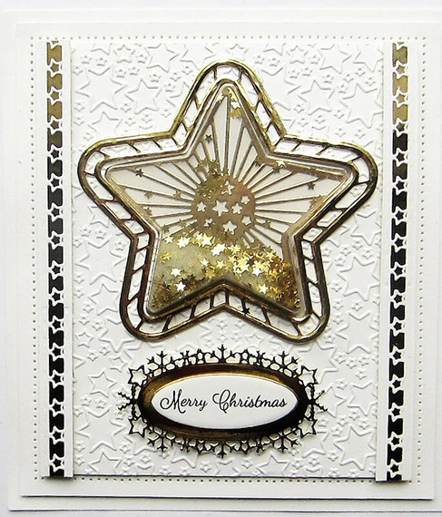 Stanzform Präge Stanzschablone Cutting Die - Kreative Ausdrucksformen - Strahlender Stern
