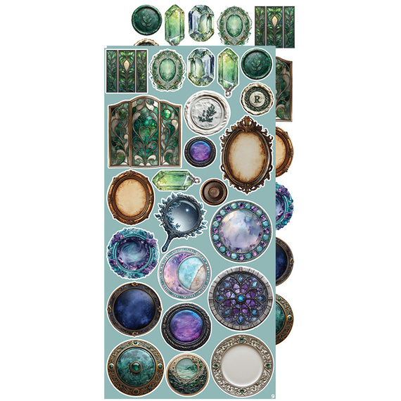 Scrapbooking-Zubehör-Set - Craft o'clock - Supernatural World - mix 03