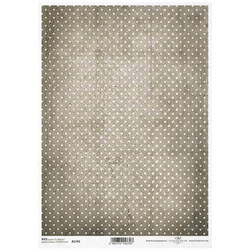 Reispapier für Decoupage in Punkten ITD-R1745 - A4 