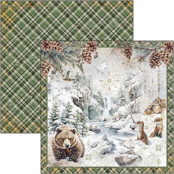 Scrapbooking Papier Set 30x30 cm – Paper Pad- Bastelpapier - Ciao Bella – Forest Tales
