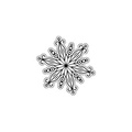 AGATERIA - Transparent Stempel Motivstempel -Snowflake, Schneeflocke
