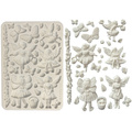 Silikonform Mold Gießen Mould - Whispering Woods - Feen - Stamperia