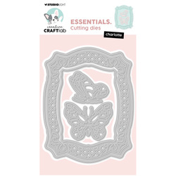 STUDIOLIGHT - Stanzform Präge Stanzschablone Cutting Die - Charlotte durchbrochener Rahmen