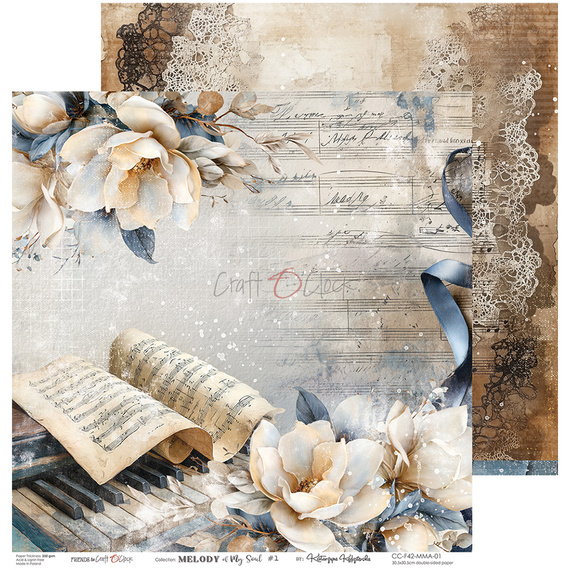 Scrapbooking Papier Set 30x30 - Craft o'clock - Sprites of Harmony