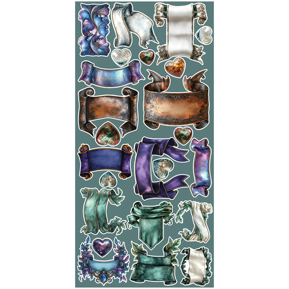 Scrapbooking-Zubehör-Set - Craft o'clock - Supernatural World - mix 03