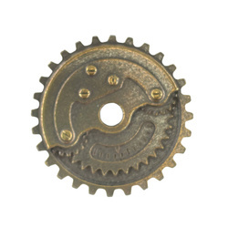 Metallverzinkte Dekoration - Zahnrad 1 steampunk