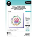 STUDIO LIGHT - Transparenten Stempel -  Small Circle Blumengirlande