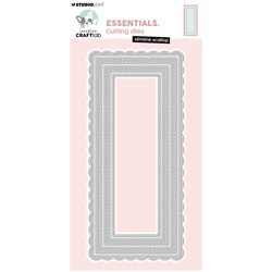 Stanzschablone – Cutting Die für Papier - StudioLight - Slimline scallop