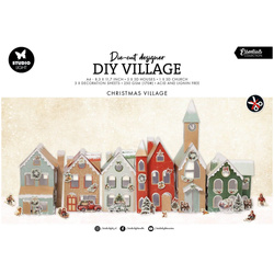 Papier-Set mit Elementen zum Erstellen eines Weihnachtsdorfes - Village Christmas DIY - Studio Light