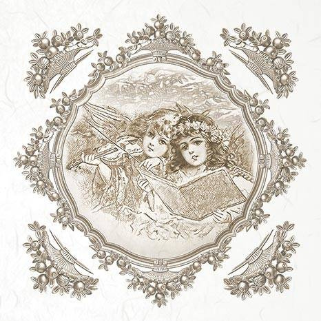 ITD Reispapier Decoupage Bastelpapier, RSM058 engel