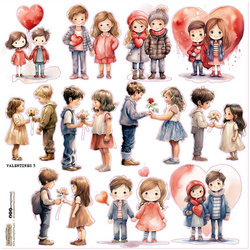 AUFKLEBER - ScrapLove - Valentinstag 5