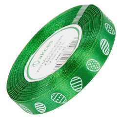 Satinband grün Ostereier 12mm x 23m