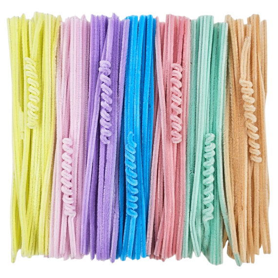Kreative Drähte, Mischung aus Pastellfarben  - 50 Stück