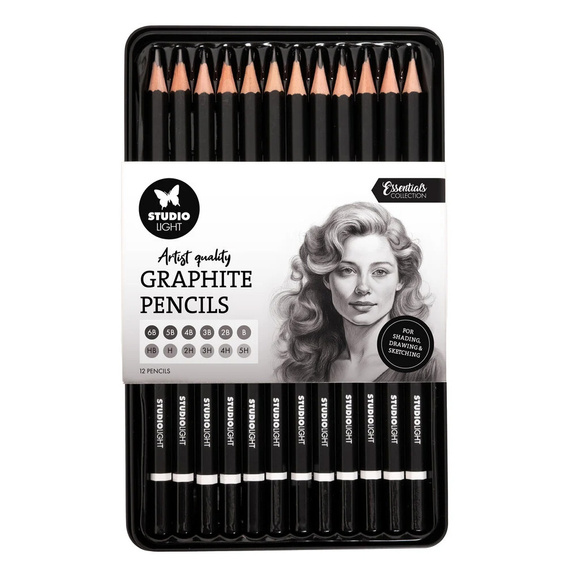 Graphitstifte - Studio Light - 12 Stück