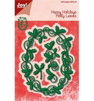 JOY!Crafts Stanzform Präge Stanzschablone Cutting Die - 6002/0576 Stechpalmenrahmen