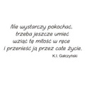AGATERIA - Transparent Stempel Motivstempel Clear Stamp - Nie wystarczy pokochać... Untertitel PL 