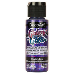 DECOART - Glitterfarbe - Galaxy Glitter - Purple Eclipse