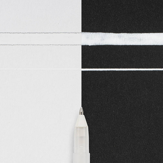 Gelly Roll Glaze Stift - weiß glänzend