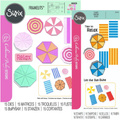 SIZZIX Stempel + Stanzform - Beach Blankets & Brellas 