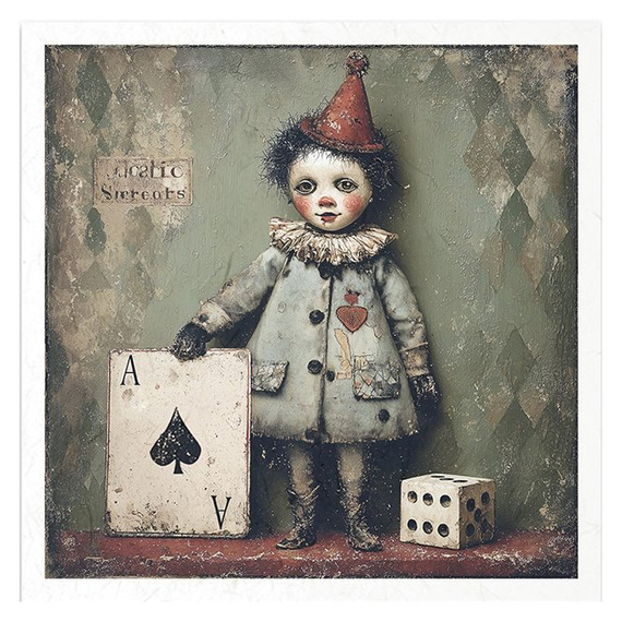 Reispapier-Set - Karneval, Maskerade, Theaterfiguren - RSM221 - Itd Collection